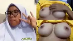 Hijab Toket Gede, Bocil Nakal Sange Berat.