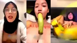Panya Hijab Live Colmek Pakai Timun, Ngentot Seru Banget!