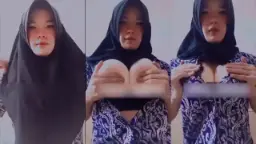 Ukhty Nabilah Lagi Buka Hijab, Tangan Main Remas-remas Toket Gede