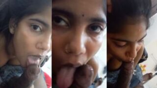 Video Mesum Cewek Desi Lagi Ngewe Sama Pacar Kinky, Blowjobnya Direkam Pake Hape