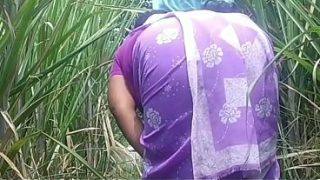 Desa India, Pasangan Bercinta Di Alam Liar, Panas Dan Basah.