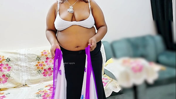 Bhabhi India Pake Saree, Siap Digoyang-goyangin Sampai Basah