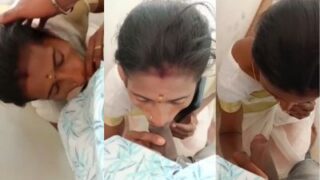 Istri Selingkuh Ngentot Mulut Di Luar Ruangan Sama Pacarnya, Bikin Liur Netes Kemana-mana.