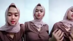 Ukhti Hijabers Makin Hot Remas-remas Tete Montok Live