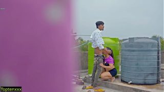 Ngentot Panas Di Atap! Tolong Jangan Crot Di Dalem Memek