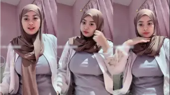 Jilbab Host Tobrut Bikin Kontol Tegang Minta Dijilat