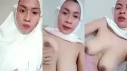 Mukenah Dipake, Tubuh Mulus Ukhty Binal Kelihatan Pol.