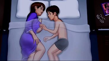 Ibu Tiri Mutar Balik… Dan Semua Berubah Jadi Panas Banget (18+)
